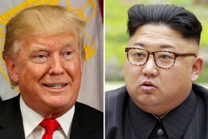 Tổng thống Mỹ Donald Trump và lãnh đạo Triều Tiên Kim Jong-un. Ảnh: Reuters.