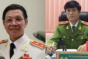 Tướng Phan Văn Vĩnh và Nguyễn Thanh Hóa bị bắt vì liên quan đến tổ chức đánh bạc qua mạng.