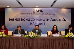 Đoàn chủ tịch ĐHCĐ thường niên FLC AMD năm 2018.