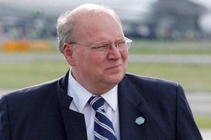 Phó chánh văn phòng Nhà Trắng Joe Hagin trong chuyến công tác đầu tháng 6/2018. Ảnh: AFP.