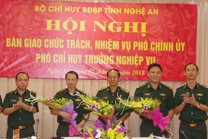 Triển khai quyết định của Bộ trưởng Quốc phòng về công tác cán bộ