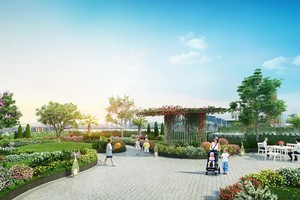 Không gian sống xanh độc đáo tại Imperia Sky Garden.