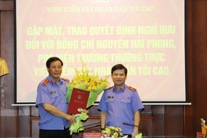 Trao quyết định của Chủ tịch nước đối với đồng chí Nguyễn Hải Phong