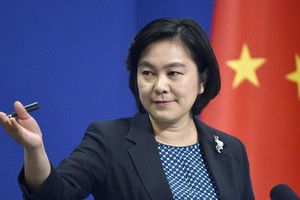 Người phát ngôn bộ ngoại giao Trung Quốc Hoa Xuân Oánh. Ảnh: Getty.