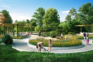 Công viên dự án Symbio Garden.