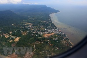 Một góc huyện đảo Phú Quốc. (Ảnh TTXVN).