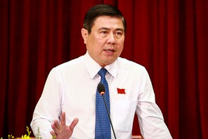 Chủ tịch UBND TP,HCM Nguyễn Thành Phong. Ảnh: Thành Nguyễn.