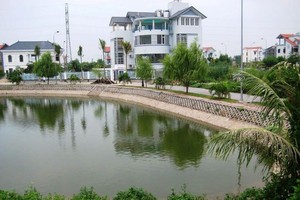 Khu đô thị PG An Đồng với hạ tầng giao thông, cây xanh hoàn thiện.