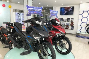 Yamaha Exciter 2019 tại một đại lý ở quận Phú Nhuận, TP HCM. 