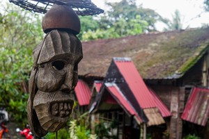 Quán cà phê theo phong cách nhà mồ ở Kon Tum