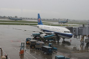 Thời tiết xấu do bão Bebinca ảnh hưởng nhiều chuyến bay ở Bắc và Trung bộ. Ảnh minh họa: Đ.Loan.