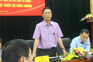 Bộ trưởng Công Thương Trần Tuấn Anh phát biểu tại hội nghị.