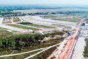 Phần lớn diện tích đất quy hoạch Dự án Liên hợp khu công nghiệp - đô thị Becamex - Bình Phước chưa giải phóng xong mặt bằng.