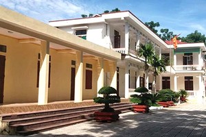 Phòng Giáo dục huyện Thường Xuân. Ảnh: Lê Hoàng.