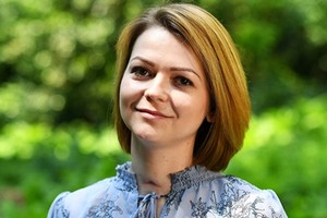 Yulia Skripal xuất hiện trước truyền thông ở Anh hồi tháng 5. Ảnh: AFP.