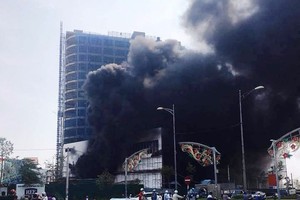 Hiện trường vụ cháy. (Ảnh: CTV).