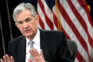 Chủ tịch Cục Dự trữ liên bang Mỹ (Fed) - Jerome Powell. Ảnh: AFP.