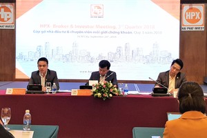 Lãnh đạo  HPX khẳng định khách hàng không ảnh hưởng bởi thông tin dự án của HPX bị cầm cố ngân hàng - Ảnh: Gia Huy