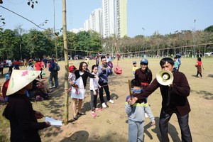 Không gian công cộng tại Khu đô thị Ecopark.