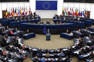 Toàn cảnh một phiên họp Nghị viện châu Âu. (Ảnh: AFP/TTXVN).