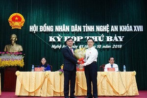 Thủ tướng Chính phủ phê chuẩn kết quả bầu cử bổ sung, miễn nhiệm chức vụ Chủ tịch UBND tỉnh Nghệ An nhiệm kỳ 2016-2021.