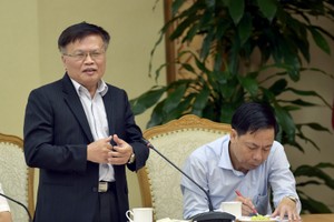 TS Nguyễn Đình Cung phát biểu tại buổi kiểm tra. - Ảnh: VGP/Nhật Bắc.
