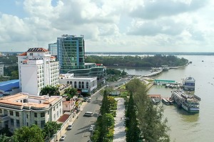 Bến Ninh Kiều ở Cần Thơ. Ảnh: Quang Vinh.