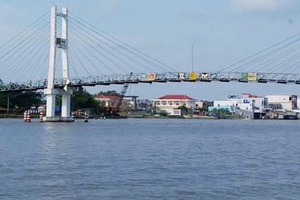 Cầu Rạch Ráng có hình dạng như cầu treo (Ảnh: Internet).