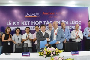 Auchan Retail Việt Nam vừa ký kết hợp tác chiến lược với Lazada.