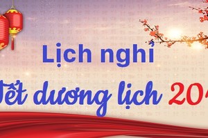 Tết Dương lịch 2019 được nghỉ 4 ngày liên tiếp