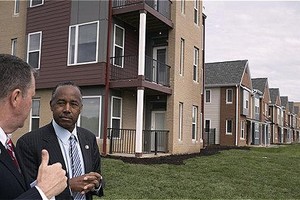 Một khu nhà ở Ohio (Mỹ). Ảnh: New York Times.