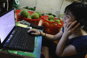 Người Việt tiếp cận thương mại điện tử ngày càng nhiều và thuận lợi. Ảnh: AFP.