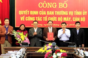 Hà Giang sáp nhập Văn phòng các ban đảng về Văn phòng Tỉnh ủy