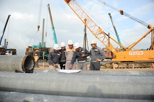 Kỹ sư, công nhân FECON bận rộn từ những ngày đầu năm 2019 với một loạt công trình mới.
