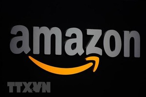 Biểu tượng Amazon tại New York của Mỹ. (Ảnh: AFP/TTXVN).