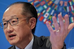 Chủ tịch Ngân hàng thế giới Jim Yong Kim ngày 7/1 đã bất ngờ từ chức (Ảnh: Getty Image).