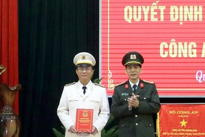 Công bố quyết định nhân sự của Bộ trưởng Bộ Công an