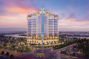 Tọa lạc trên mặt tiền đại lộ Mai Chí Thọ (Thủ Thiêm, Q.2), tòa thành Rome by Diamond Lotus mang đậm phong cách kiến trúc La Mã uy nghi, tráng lệ.