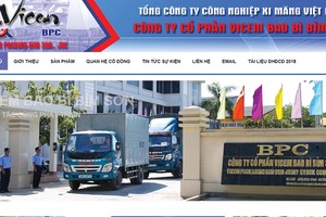 Vicem Bao bì Bỉm Sơn (BPC): Lợi nhuận quý IV/2018 suy giảm mạnh