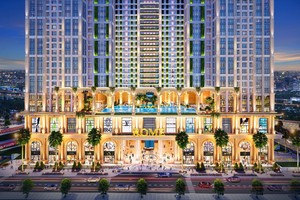 Tọa lạc trên mặt tiền đại lộ Mai Chí Thọ (Thủ Thiêm, Q.2), tòa thành Rome by Diamond Lotus mang đậm phong cách kiến trúc La Mã uy nghi, tráng lệ.