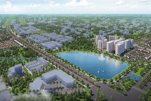 Quy hoạch tổng thể dự kiến của Khu đô thị Nam Long Hải Phòng.