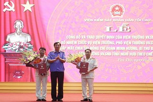 Viện Kiểm sát nhân dân tối cao, Bộ Tư pháp, Kho bạc Nhà nước bổ nhiệm nhân sự mới