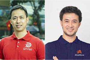 Ông Nguyễn Vũ Đức (bên trái) và ông Nguyễn Xuân Trường (bên phải) lần lượt rời ghế CEO Go-Viet và AhaMove.