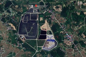 Khu vực bãi rác Nam Sơn.