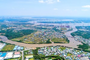 Hạ tầng ngày càng được hoàn thiện và không gian sống trong lành là môi trường lý tưởng để các dự án ven sông phát triển mạnh tại các khu đô thị vệ tinh Sài Gòn.