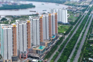 Dọc tuyến đường Mai Chí Thọ hình thành nhiều dự án bất động sản lớn.