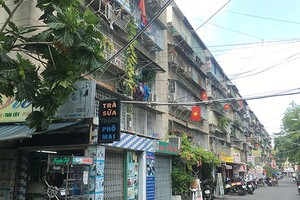 Lô VIII chung cư Thanh Đa. Ảnh: Duy Trần.