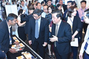 Ông Nguyễn Kim Anh, Phó Thống đốc NHNN tham dự sự kiện Banking Vietnam 2019.