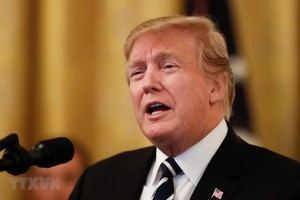 Tổng thống Mỹ Donald Trump. (Ảnh: THX/TTXVN).