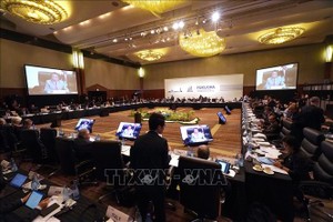 Toàn cảnh Hội nghị Bộ trưởng Tài chính và Thống đốc Ngân hàng Trung ương Nhóm Các nền kinh tế phát triển và mới nổi hàng đầu thế giới (G20) ở thành phố Fukuoka, Nhật Bản ngày 8/6/2019. Ảnh: AFP/TTXVN.